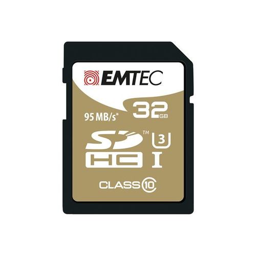 EMTEC SpeedIN' - Carte mémoire flash - 32 Go - UHS Class 3 / Class10 - SDHC UHS-I