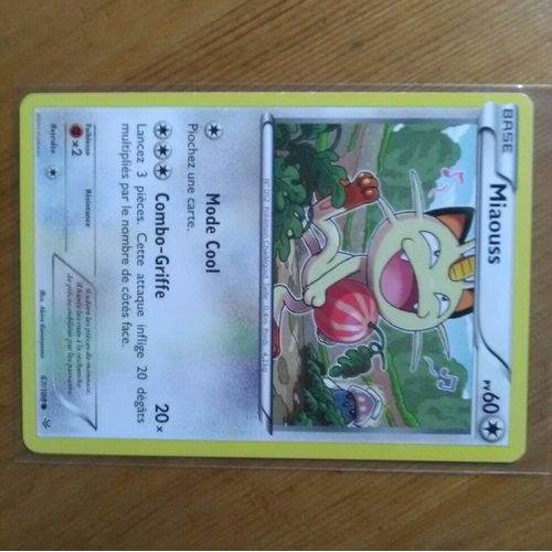 Carte Pokémon Miaouss 67/108 Ciel Rugissant 