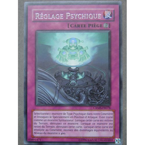 Yu-Gi-Oh - Réglage Psychique - Crms-Fr076 - Rare