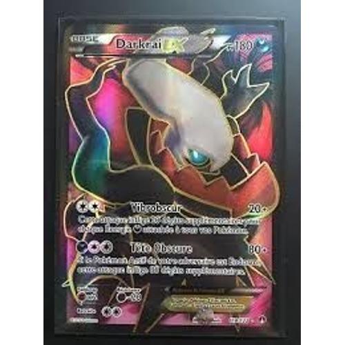 Carte Pokemon Darkrai Ex Full Art Vf 118/122 Ultra Rare