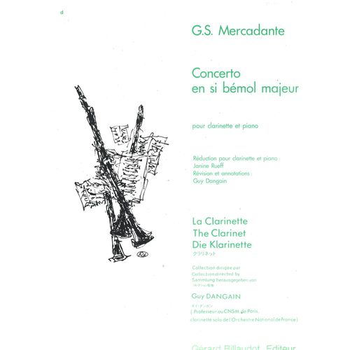 Concerto En Sib Majeur De Mercadante