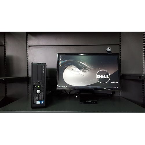 Dell Optiplex 760 : Intel Pentium Dual Core E5200 2.5 Ghz / 2048 Mo DDR2 / 80 Go / DVD+/-RW / SFF / Windows 7 Home Premium 64 bits