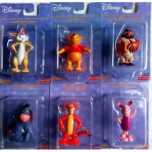 Figurines Winnie The Pooh Fisher Price Les 6