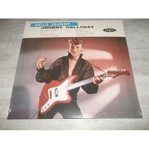 Johnny Hallyday Hello Johnny Vinyle 25 Cm-