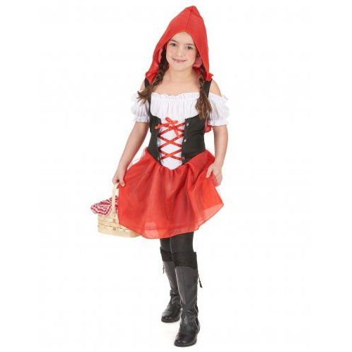 Déguisement Chaperon Rouge Fille, Taille 7 - 9 Ans (M)