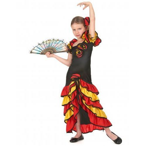 Déguisement Danseuse Espagnole Fille, Taille 4 À 6 Ans