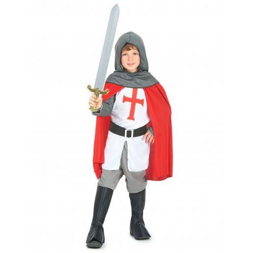 Déguisement Chevalier Croisé Garçon - Taille: L 10-12 Ans (130-140 Cm)