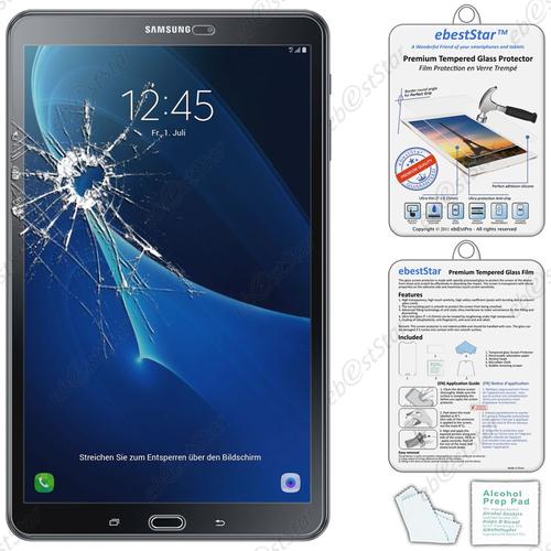 Ebeststar ® Pour Samsung Galaxy Tab A 2016 10.1 T580 T585 - Film Protection Écran Verre Trempé Anti Casse Anti-Rayures