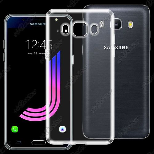 Ebeststar ® Pour Samsung Galaxy J7 2016 Sm-J710f J710h - Housse Etui Coque Silicone Gel Souple Ultra Fine 0,5mm Et Invisible + Film, Couleur Transparent