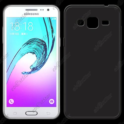 Ebeststar ® Pour Samsung Galaxy J3 2016 Sm-J320f - Housse Etui Coque Silicone Gel Souple Ultra Fine 0,5mm Et Invisible + Film, Couleur Transparent