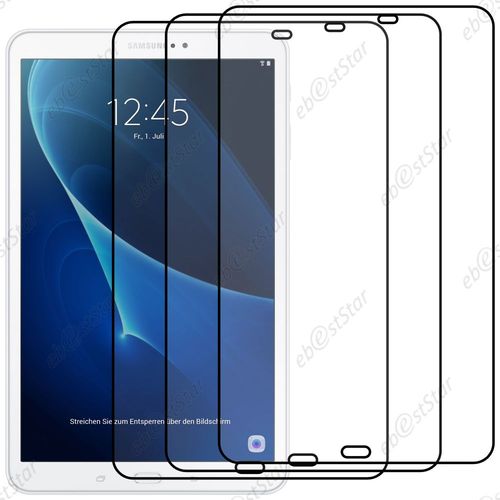 Ebeststar ® Pour Samsung Galaxy Tab A 2016 10.1 T580 T585 - Lot X3 Film Protection D'écran Anti Rayures Protecteur Transparent