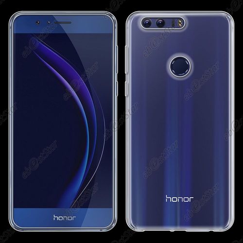 Ebeststar ® Housse Coque Protection Silicone Gel Ultra Fine 0,5mm Etui Souple Pour Huawei Honor 8, Couleur Transparent