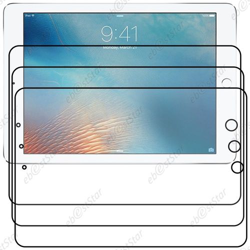 Ebeststar ® Pour Apple Ipad Pro 9.7 (2016), Wi-Fi, 3g, 4g, Lte - Lot X3 Film Protection D'écran Anti Rayures Protecteur Transparent