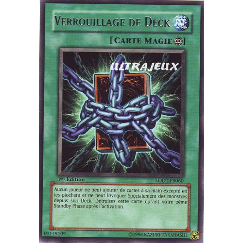 Yu-Gi-Oh! - Lodt-Fr060 - Verrouillage De Deck - Rare
