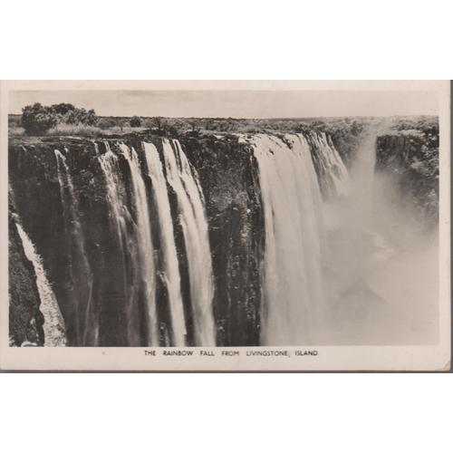 Carte Postale De Livingstone (Zambie) - The Rainbow Fall From Livingstone Island