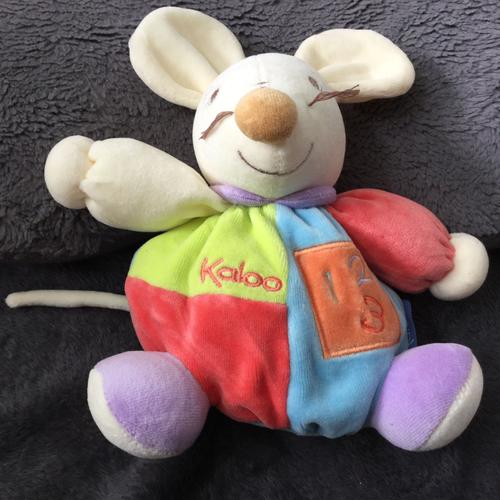 Peluche Souris Boule Kaloo 123  22 Cm 