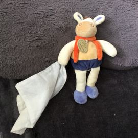 Âne Doudou Et Compagnie Avec Son Mouchoir 