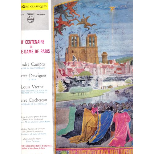  8e Centenaire De Notre-Dame De Paris Psaume  'la Convertendo Dominus" "Te Deum" Marche Triomphale Du Centenaire De Napoléon Er" "Paraphrase De La Dedicace3