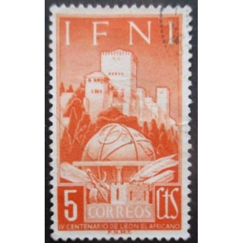 Ifni Timbre N°63 Oblitéré