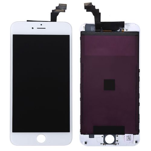Lcd Écran Vitre Tactile Sur Châssis Assemblés Pour Iphone 6 Plus 5.5 Pouces Blanc + Outils De Montage