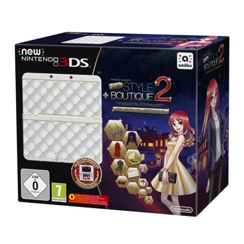 New 3ds Blanche + La Maison Du Style 2 : Les Reines De La Mode (Préinstallé)