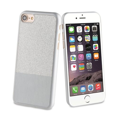 Muvit Life Pack Coque Paillette Argent + Vernis Pour Apple Iphone 7