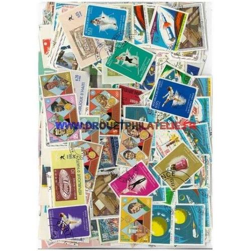 Haiti 25 Timbres Differents Obliteres