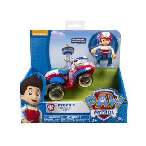 Pat Patrouille : Quad Et Ryder - Figurine Et Vehicule - Paw Patrol