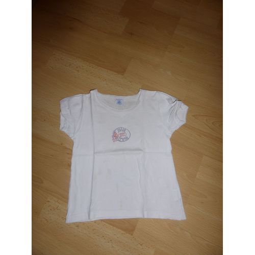 Chemise Petit Bateau Petite Chemise Coton 4 Ans Blanc