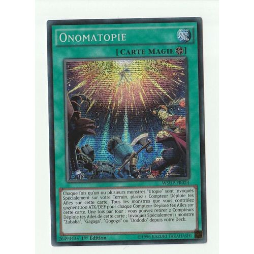 Yu-Gi-Oh! - Wsup-Fr024 - Onomatopie - Prismatic Secret Rare
