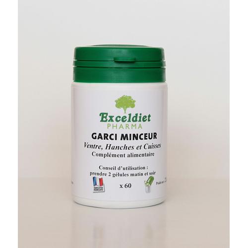 Garci Minceur - Puissant Garcinia Cambogia Coupe - Faim Et Brûleur De Graisse 100% Naturel - Spécial Ventre, Hanche Et Cuisses - 60 Gélules À La Chlorophylle 