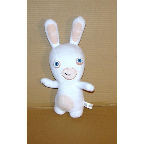 Lapin Cretin Jemini Peluche Doudou Lapin Cretin Sourire Timide 33 Cm