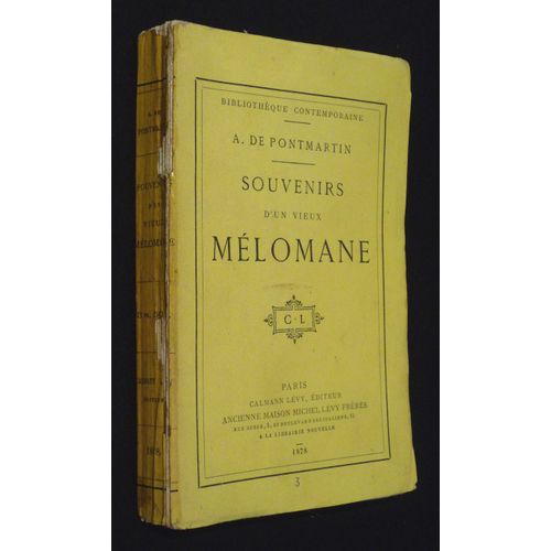 Souvenirs D'un Vieux Mélomane