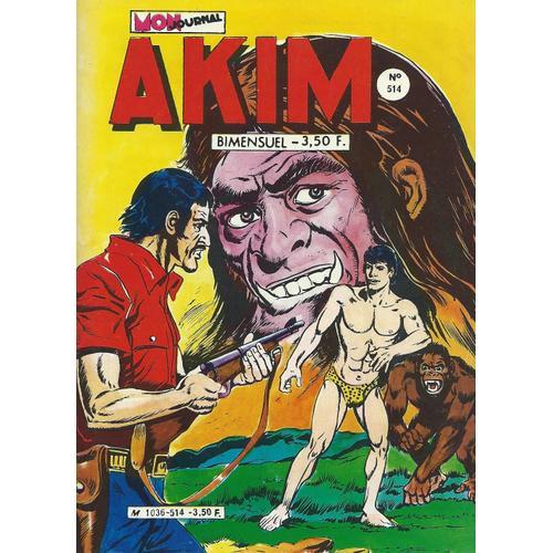 " Jonas Control N° 2 " ( Akim, Roi De La Jungle + Arsat + Les Dauphins ) : Akim N° 514 ( 1er Janvier 1981 )