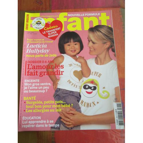 Enfant Magazine 358 Laeticia Hallyday Jade Sante Surgeles Dossier 0 6 Ans Rakuten