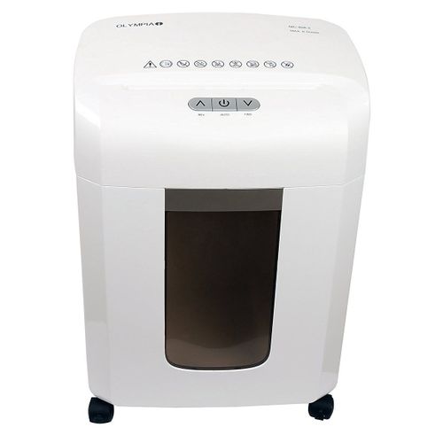 Olympia Mc 408.2 Destructeur Professionnel De Documents/Coupe Micro/Énergétiquement Efficace Blanc