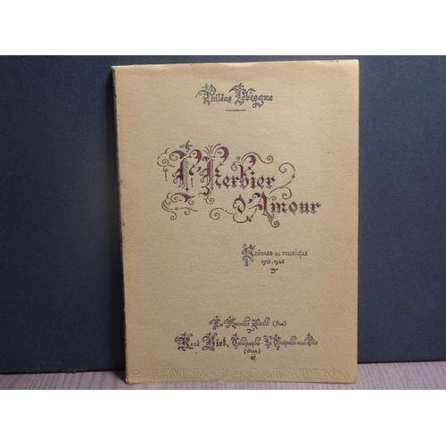 L'herbier D'amour. Poèmes En Musique 192