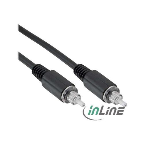 InLine OPTO - Câble audio numérique (optique) - TOSLINK mâle pour TOSLINK mâle - 10 m - fibre optique