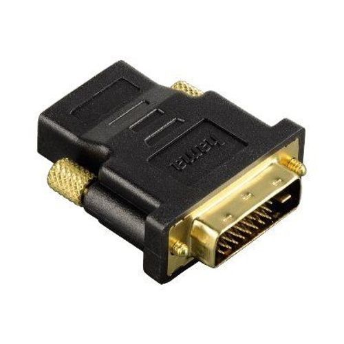 Hama - Adaptateur vidéo - DVI-D mâle pour HDMI femelle - noir