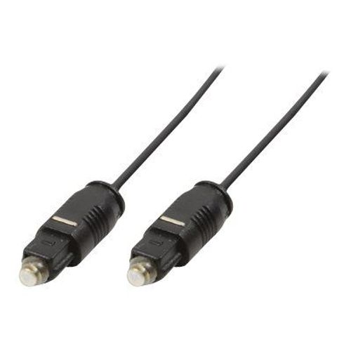 LogiLink - Câble audio numérique (optique) - TOSLINK mâle pour TOSLINK mâle - 10 m - fibre optique - noir