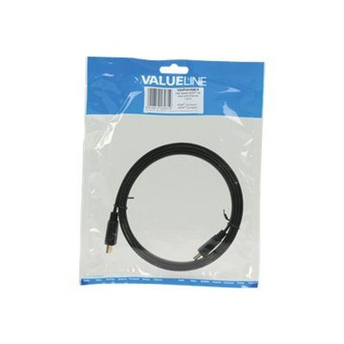 Valueline - Câble HDMI avec Ethernet - HDMI mâle pour HDMI mâle - 1.5 m - noir