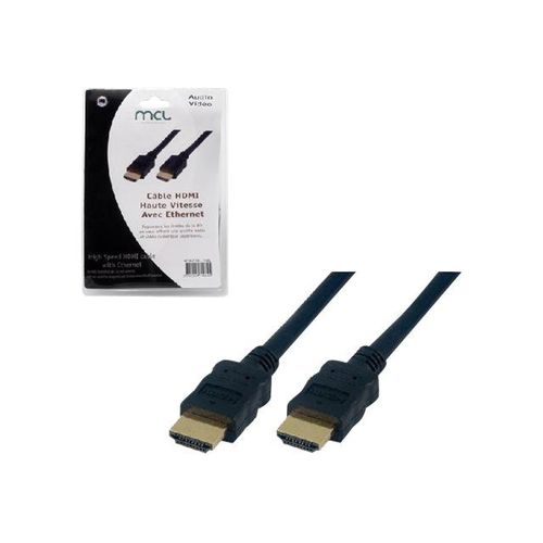 MCL - Câble HDMI avec Ethernet - HDMI mâle pour HDMI mâle - 3 m - support 4K