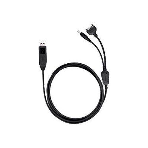 Nokia CA-70 - Câble de chargement / de données - prise CC 3,5 mm, Pop-Port mâle pour USB mâle - 1.4 m - pour Nokia 5500, 5700, 60XX, 61XX, 62XX, 73XX, 9500, E50, E60, E61, E65, N70, N77, N80, N93