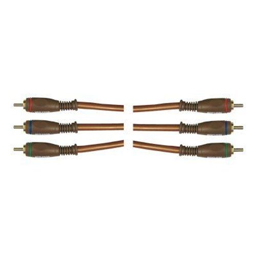 Real Cable AVS - Câble vidéo - vidéo composante - RCA (M) pour RCA (M) - 5 m - double blindage