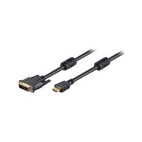 M-CAB - Câble adaptateur - HDMI mâle pour DVI-D mâle - 2 m - noir