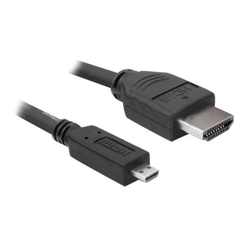 Delock - Câble HDMI - HDMI mâle pour 19 pin micro HDMI Type D mâle - 3 m