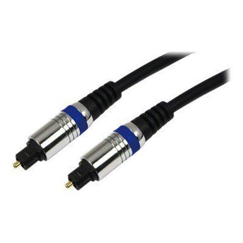 LogiLink - Câble audio numérique (optique) - TOSLINK mâle pour TOSLINK mâle - 1.5 m - fibre optique