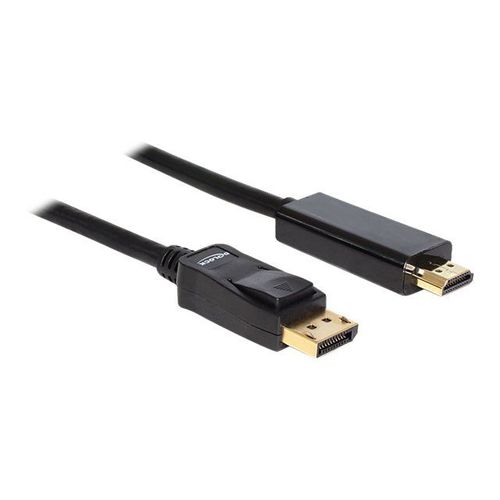 Delock - Câble adaptateur - DisplayPort mâle pour HDMI mâle - 2 m