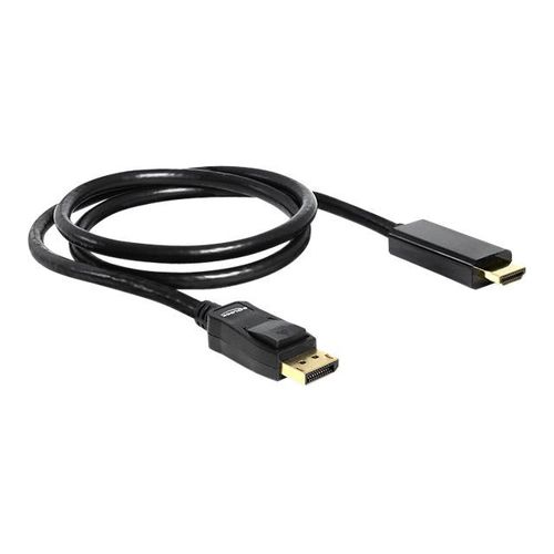 Delock - Câble adaptateur - DisplayPort mâle pour HDMI mâle - 1 m
