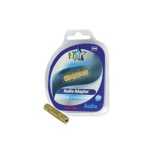 HQ Standard - Adaptateur audio - mini-phone stereo 3.5 mm femelle pour mini-phone stereo 3.5 mm femelle